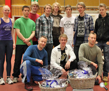 Ola Hansson, Jonas Svensson, Anders Hansson, Anna Olsson, Björn Boström, Erik Hoff, Viktor Björklund, Harald Helander, Magnus Nielsen, David Wenander, Viktor Malmgren