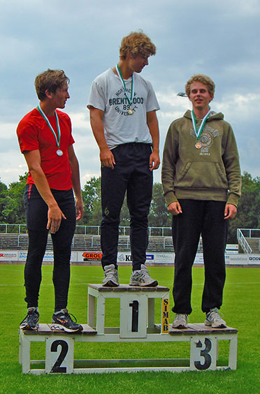 Sommarspelen i Kristianstad: Erik Nilsson IFK Lund, Truls Axelsson IFK Lund, David Wenander IFK Lund