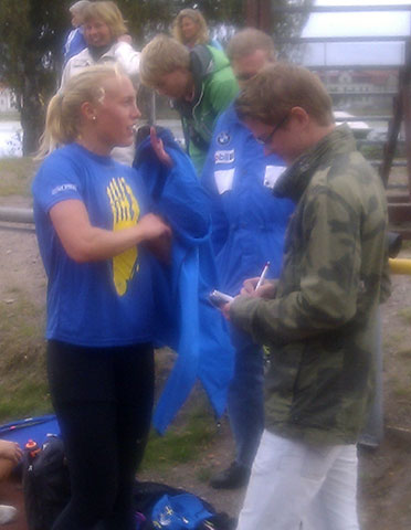 Victoria Joäng, IFK Lund efter seger i mångkamps SM i Kalmar 2013
