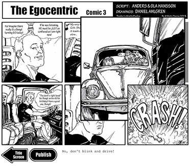 The Egocentric comic in Strip em all by athletic design